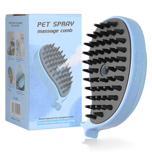 Cat Steam Brush for Shedding 3 in 1