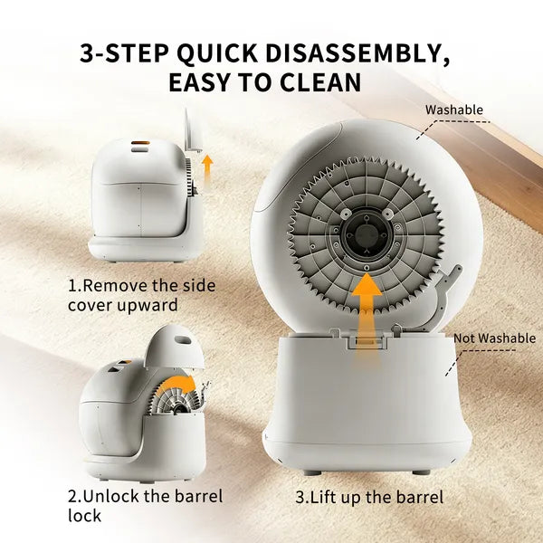 Fully Automatic Cat Litter Box -365 Days Without Needing To Scoop, Extremely Clean, Enjoying Intelligent Pet Care Life