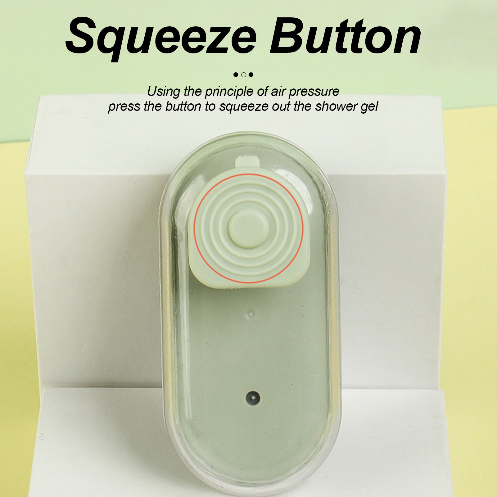 Silicone Bath Brush for Dogs with Shampoo Dispenser