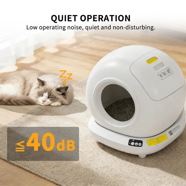 Fully Automatic Cat Litter Box -365 Days Without Needing To Scoop, Extremely Clean, Enjoying Intelligent Pet Care Life