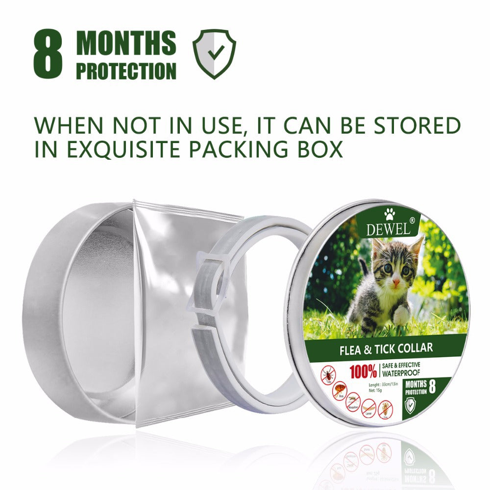 Flea and Mosquito Repellent Collar for Cats and Dogs