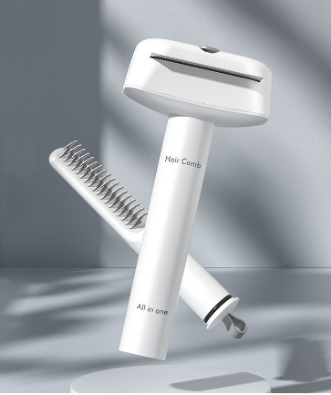 Self-Cleaning Pet Grooming Brush for Dogs and Cats